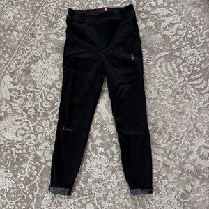 Spanx black skinny jeans